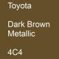 Preview: Toyota, Dark Brown Metallic, 4C4.